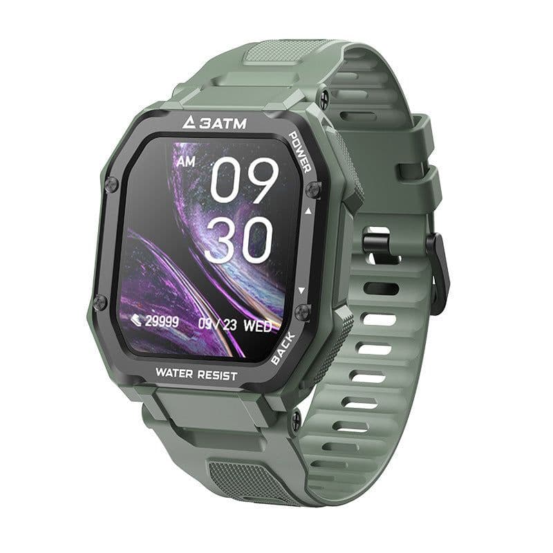 image-Smart Watch C16 - Army Green 1.69" TFT Screen Long Battery Pedometer Sports Call Reminder