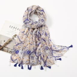 image-Japanese/Korean Butterfly Print Sun Protection Scarf, Beach Towel, 180x90cm
