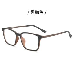 image-Ultra-light pure titanium myopia glasses frame men's anti-blue light flat glasses women's sunglasses frame wholesale 9822