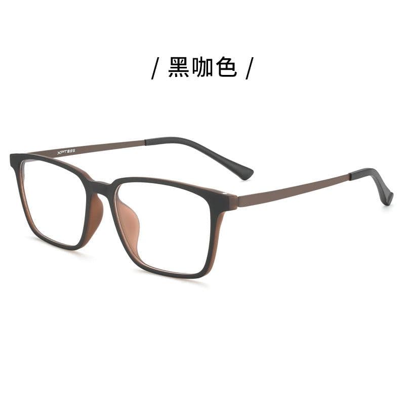image-Ultra-light pure titanium myopia glasses frame men's anti-blue light flat glasses women's sunglasses frame wholesale 9822