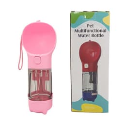 image-Jia Meng 300ml Pink Pet Water Cup - Outdoor Travel Kettle