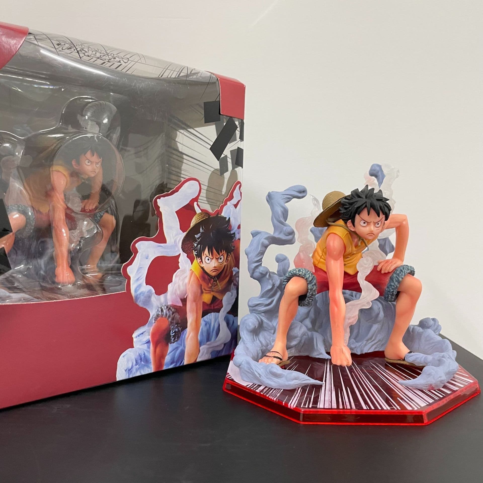 image-Ming Hong One Piece Luffy Ace Sanji Doll Figure Set
