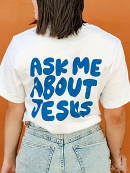image-Women's Printed T-Shirt - White XXL Cotton Loose