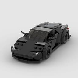 image-Compatible with Lego small particle racing sports car moc puzzle assembly DIY children's building block toys cross-border wholesale
