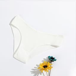 image-New V-Shaped Low Waist Cotton Briefs for Women, Breathable Double Layer