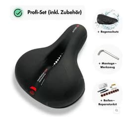 image-Yan Jun Bike Seat Cushion - Silicone Black Widened