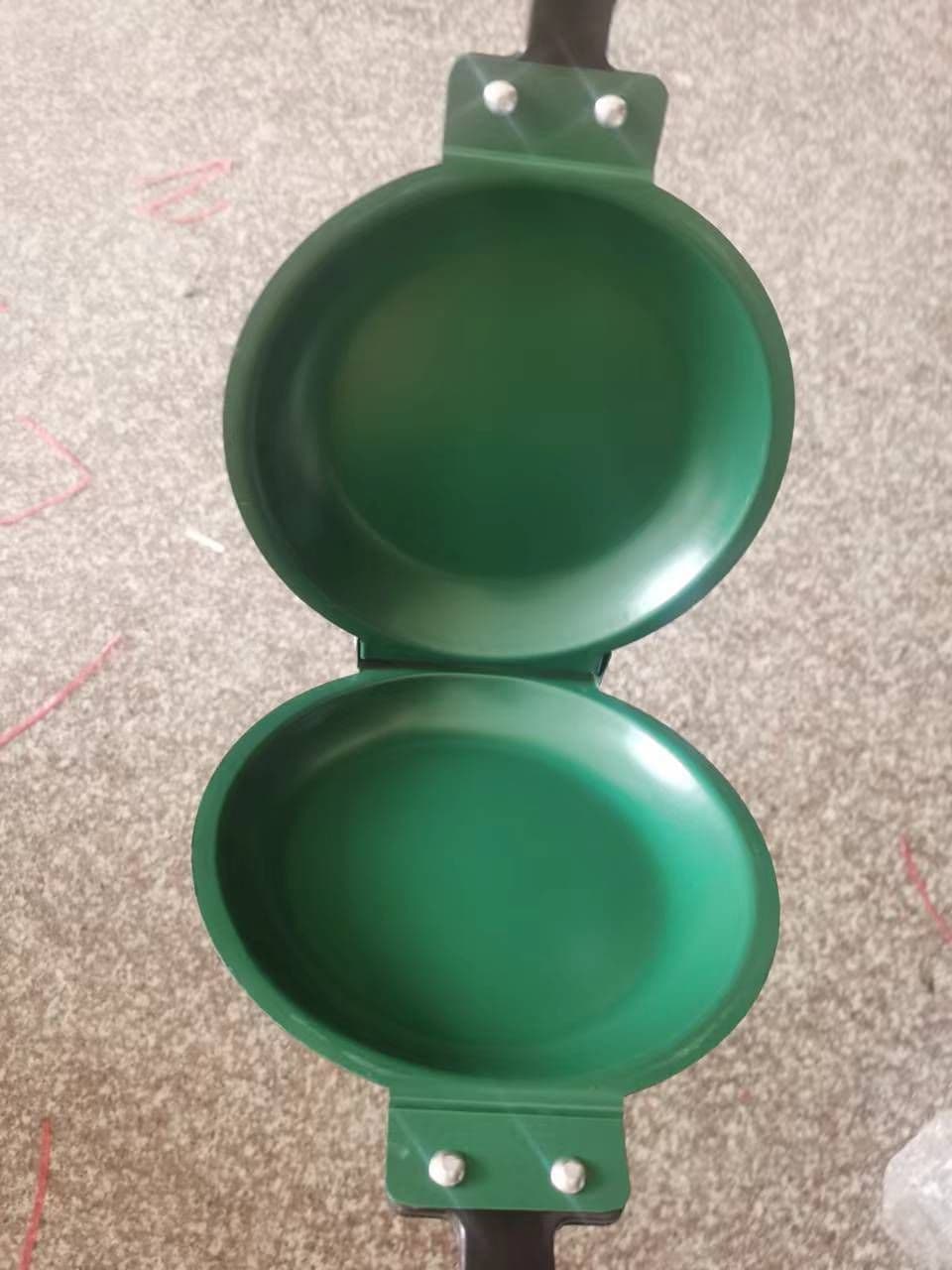 image-Stainless Steel Frying Pan 18cm Green Non-Stick