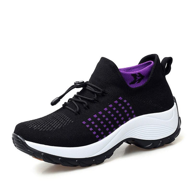 image-Women's Flyweave Casual Shoes Black Size 45