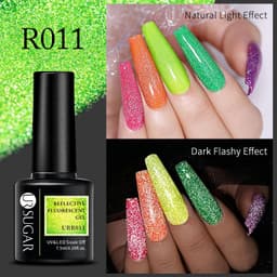 image-Fluorescent Reflective Manicure Gel - UR 2022 Phototherapy Jelly 7.5ml