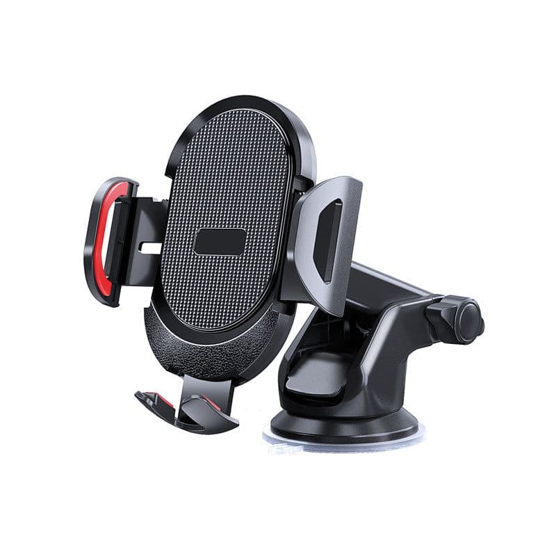 image-High-End Car Phone Holder with Suction Cup - Multi-Function Dashboard Mount