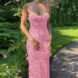 image-2023 Spring Halter Sexy Slim Dress for Women - Print Design