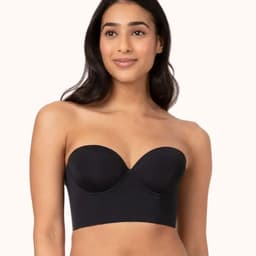 image-2023 Backless Tube Top Bra Large Low Back Shoulder Straps for Women (50 characters)