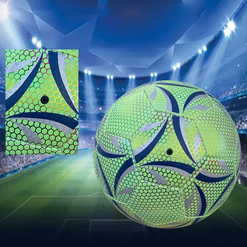image-Cross-border shipping No. 5 luminous football fluorescent luminous reflective football school training camp competition factory wholesale
