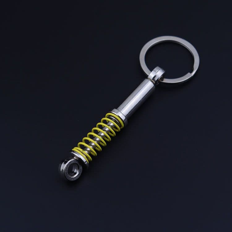 image-Creative Metal Car Key Chain - Turbo Gear Design