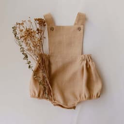 image-Girls Baby Romper - Pink Cotton Sleeveless