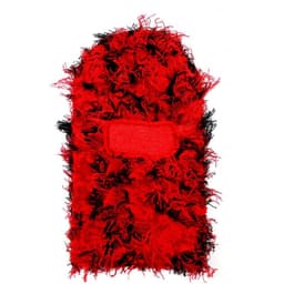 image-Camouflage Knitted Balaclava Hat - Polyester Coffee