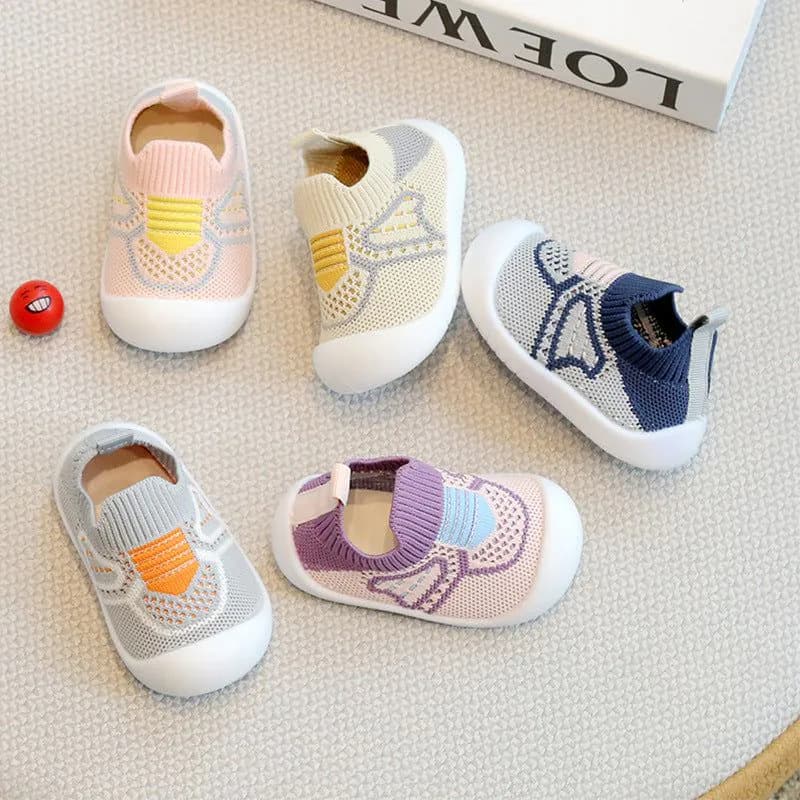 image-Toddler Non-slip Shoes - Purple Pink, 24-48 Months, Mesh