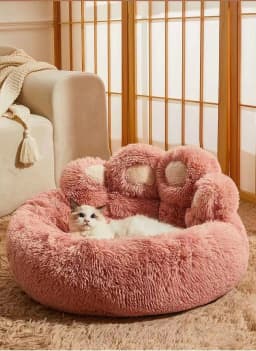 image-New creative cute cute palm long hair kennel cat kennel lock warm and warm four seasons universal kennel mat manufacturer