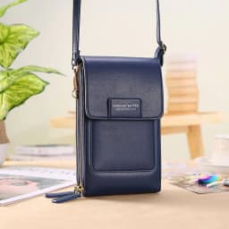 image-2022 new touch screen mobile phone bag female small oblique cute mobile phone small bag fashion wallet vertical section