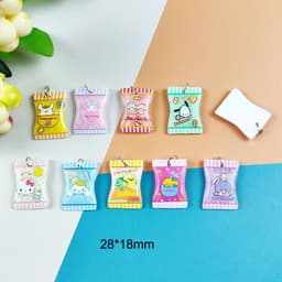 image-Resin Candy Pendant Charm DIY Jewelry Accessories