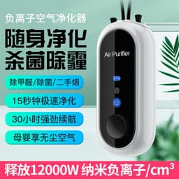 image-Foreign Trade Negative Ion Air Purifier - Car/Home Anti-Allergy