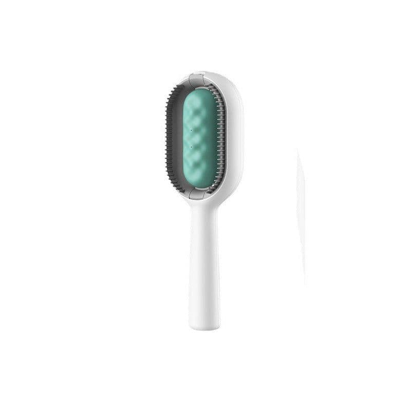 image-Pet Comb with Upgraded No-Wash Wipes - Hair Removal Brush