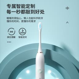 image-Electric Toothbrush USB Rechargeable Waterproof