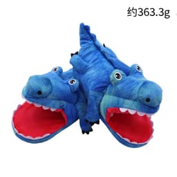 image-Cute Cartoon Slippers - Moving Ears Anti-slip Blue