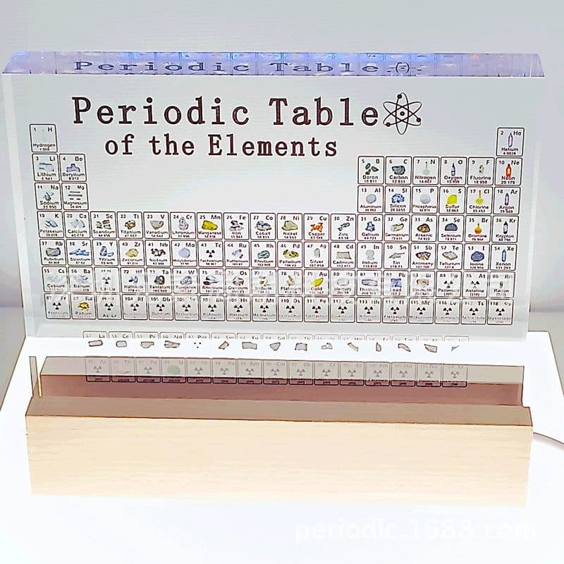 image-Periodic Table Ornament Set - Acrylic Multi-Color