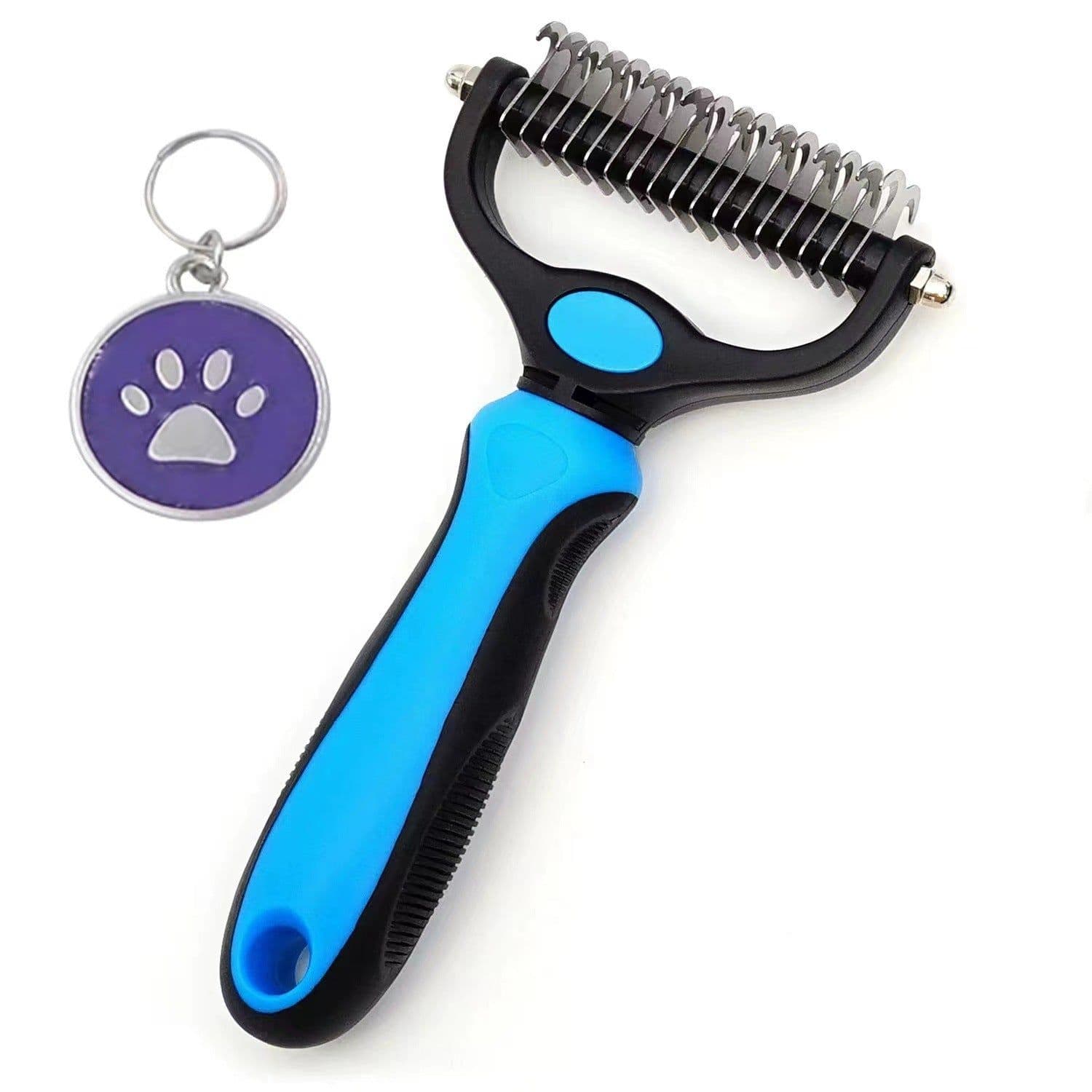 image-Pet Detangling Comb - Stainless Steel Dog Cat