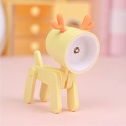 image-LED Night Light Pet Decoration Mini Phone Holder - Orange