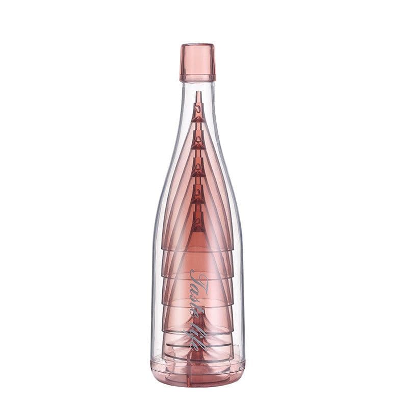 image-Plastic Wine Glass Set - Transparent 101-200ml