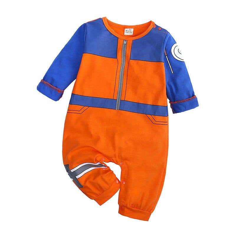 image-Cross-border baby long-sleeved romper autumn new baby jumpsuit cartoon character outdoor crawling clothes one piece delivery
