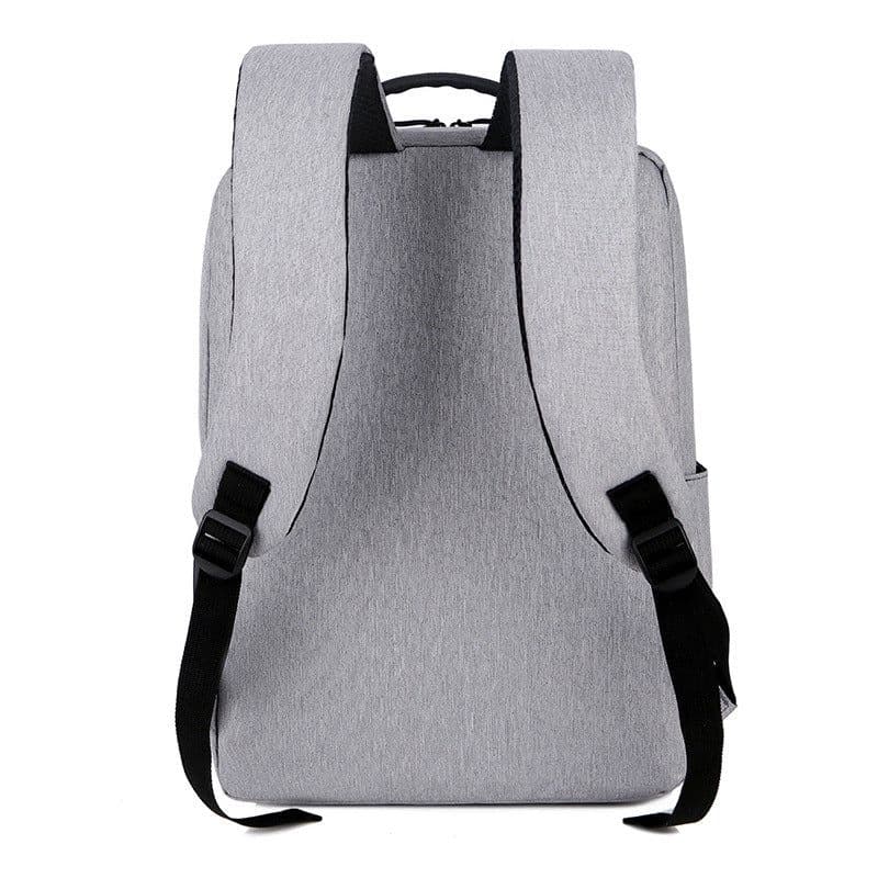 image-Little Elite 20-35L Business Backpack - Gray USB Charging Oxford Cloth
