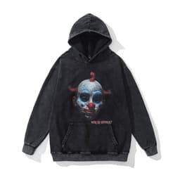 image-Cotton Fleece Hoodie - Kangaroo Pocket Loose Fit XXL