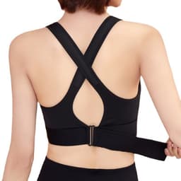 image-Adjustable Front Zip Sports Bra - Breathable