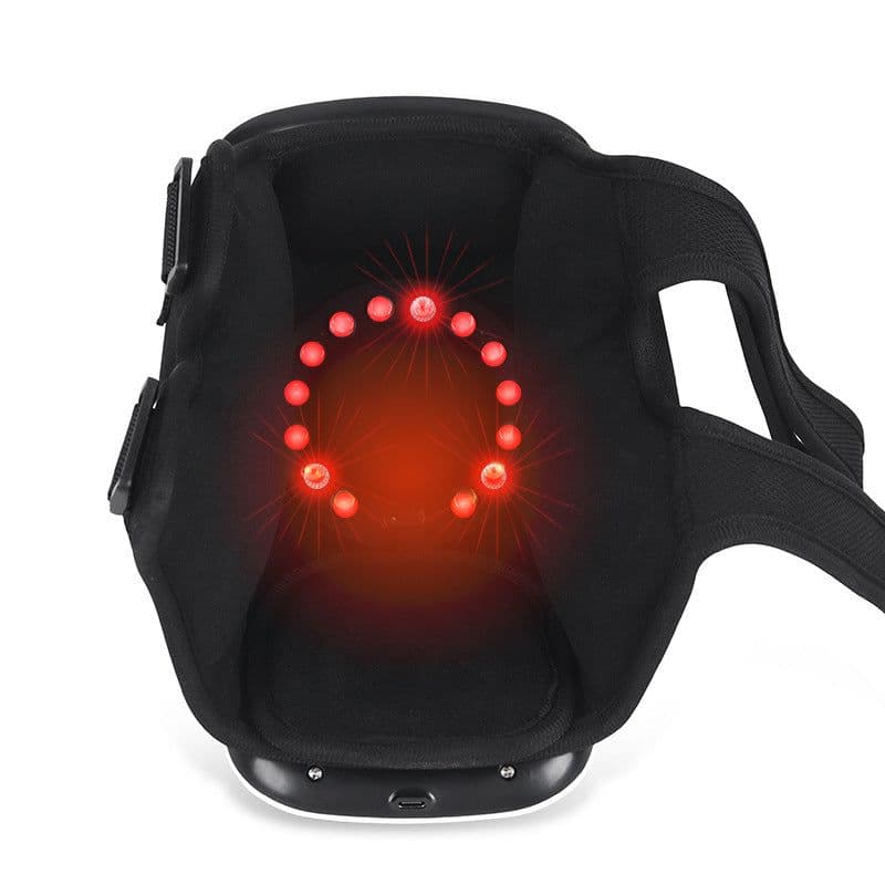 image-Spot wholesale physiotherapy instrument knee massager rechargeable leg household infrared application vibration knee massager