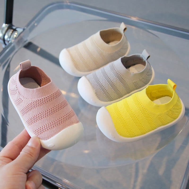 image-Hanny Bear Toddler Shoes - Beige Size 23 Knitted