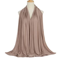 image-Modal Cotton Scarf - Long Soft Casual Solid Color