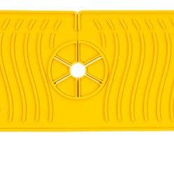 image-Silicone Drain Pad - S/M/L Sizes, Off-White/Gray/Green, Multi-Functional Kitchen Sink
