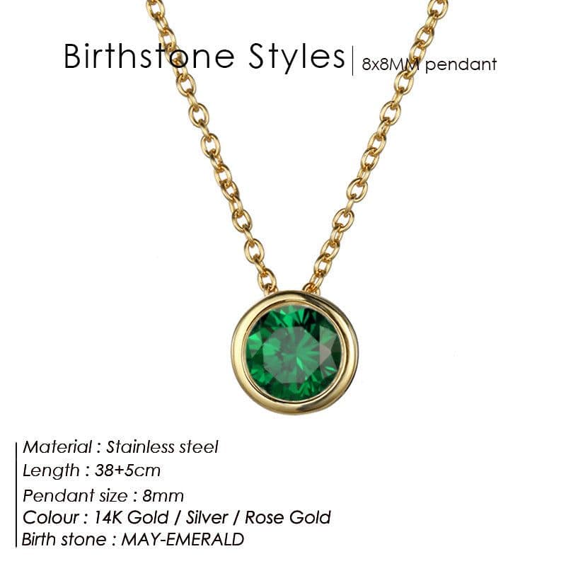 image-E-Manco Light Yellow Titanium Steel Necklace - Rose Gold Stainless Steel Cross Chain