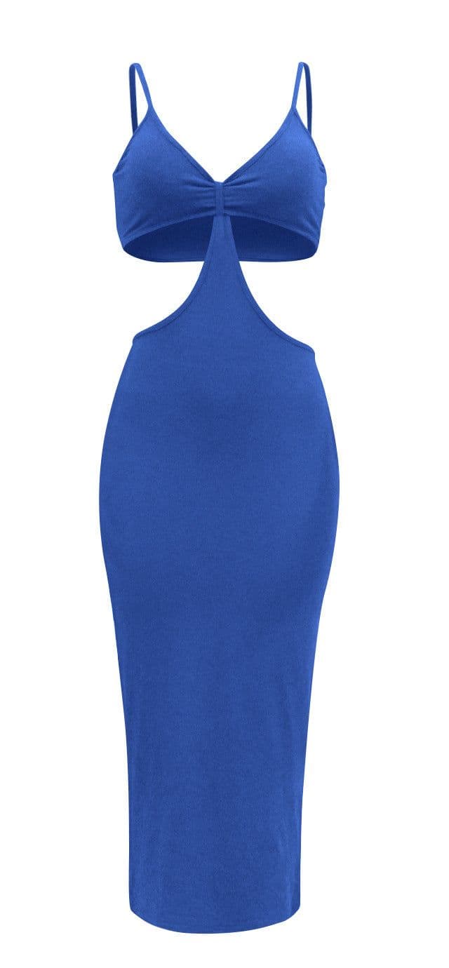 image-Amazon ebay European and American cross-border women's irregular long skirt suspenders backless sexy prom bandage nightclub skirt