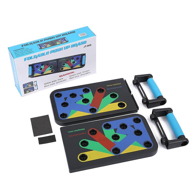 image-Multifunctional Foldable Push-Up Board - Home Fitness Upper Body Training