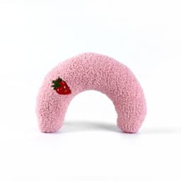 image-Kitten Next Door U-Shaped Pet Pillow for Cats and Puppies - Blue Cloth