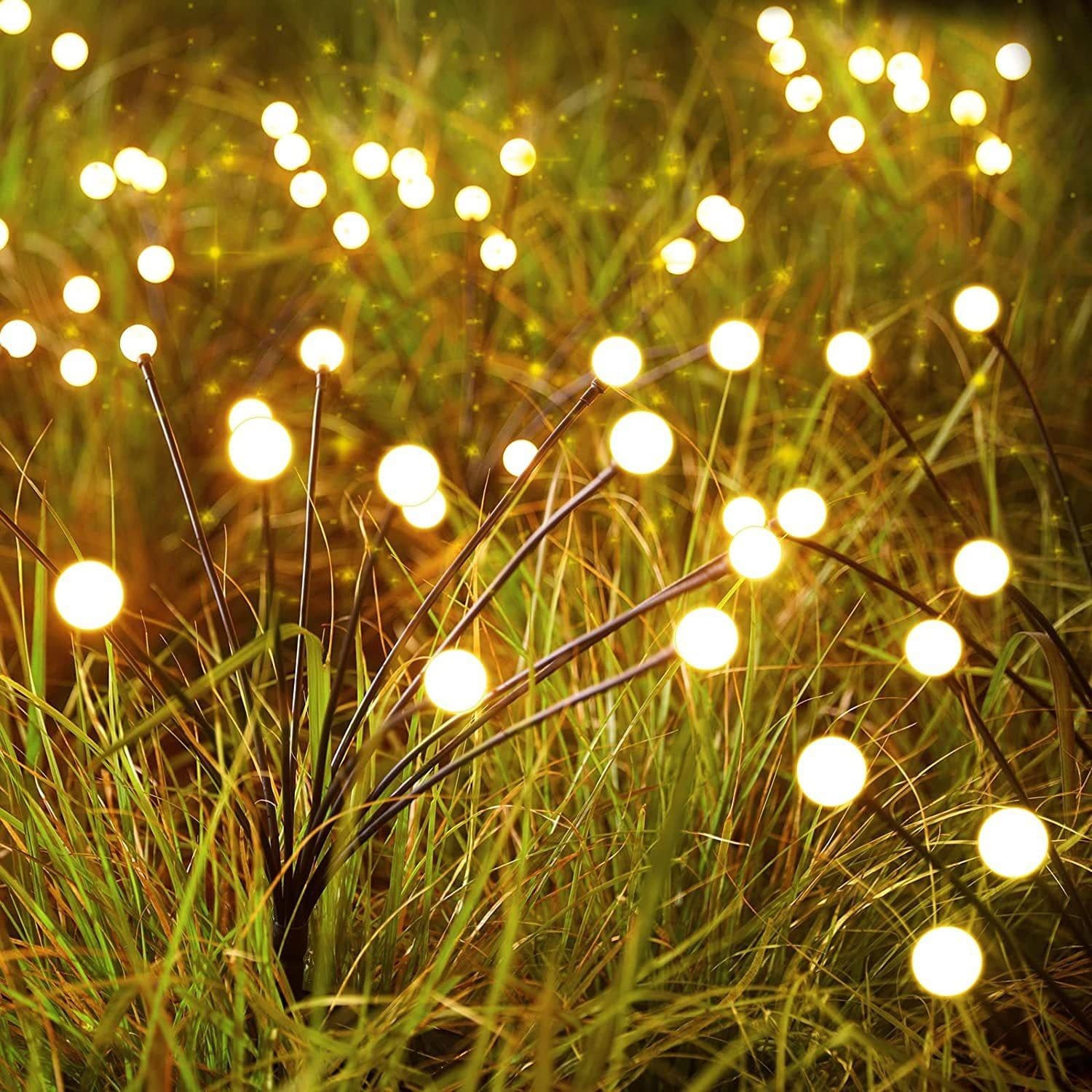 image-Solar LED Firefly Lamp - Outdoor Garden Waterproof