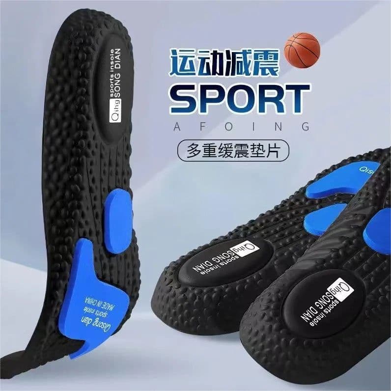 image-BOOST Basketball Insole EVA Black 43-45