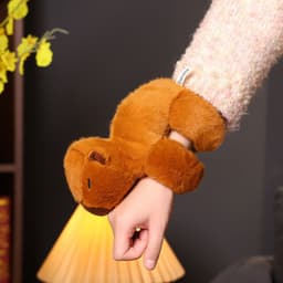 image-Meixuan Capybara Plush Bracelet Toy - 23cm Cute Gift for Kids