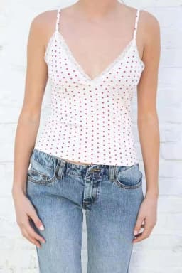 image-FSAD925FASD Camisole - Cotton Lace Print
