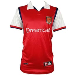 image-Arsenal Retro Football Jersey - Henry 14 Bergkamp 10