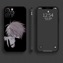 image-iPhone 15 Naruto Cartoon Phone Case - TPU Anti-fall - Black